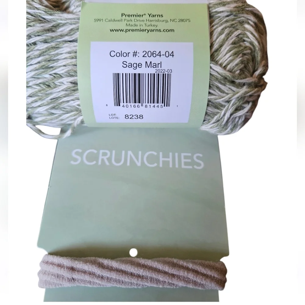 Handmade Sage Green Crochet Ballerina Scrunchie Tutu Bun Hair Accessory Gift